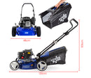 POWERBLADE Lawn Mower 139CC 17 - Petrol Powered Push Lawnmower 4 Stroke Engine