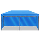 Red Track 3x6m Folding Gazebo Shade Outdoor Blue Foldable Marquee Pop-Up