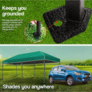 Red Track 3x6m Folding Gazebo Shade Outdoor Green Foldable Marquee Pop-Up