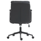 Faux Leather Office Chair -Black