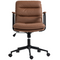 Faux Leather Office Chair -Brown