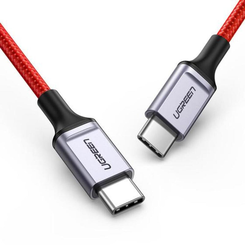 UGREEN USB-C to USB-C M/M Cable 1m (60W Fast Charging, Red) - 60186