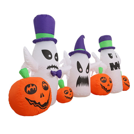 Festiss 2.7m Ghosts and Pumpkins Halloween Inflatable with LED FS-INF-20