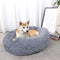 FLOOFI XL 100CM Round Pet Bed (Light Grey)