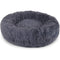 FLOOFI XL 100CM Round Pet Bed (Dark Grey)