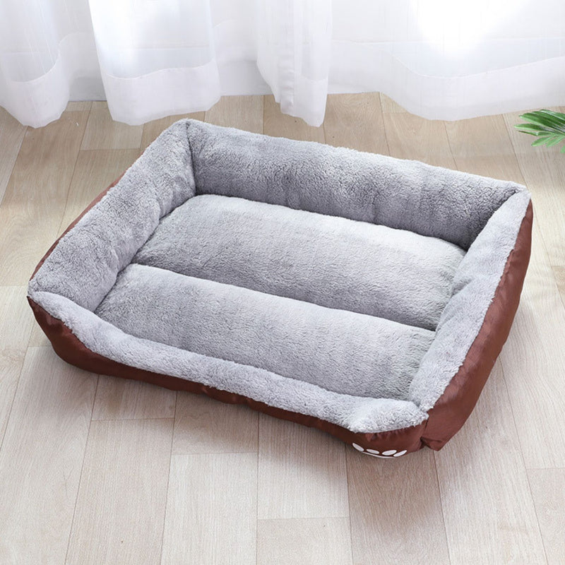 Floofi Pet Bed Square L Size (Coffee) FI-PB-285-BMR