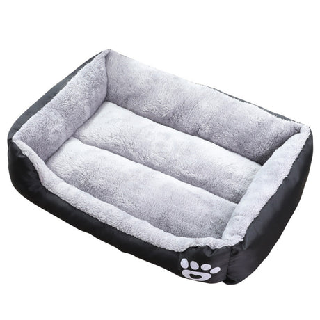 Floofi Pet Bed Square L Size (Black) FI-PB-284-BMR