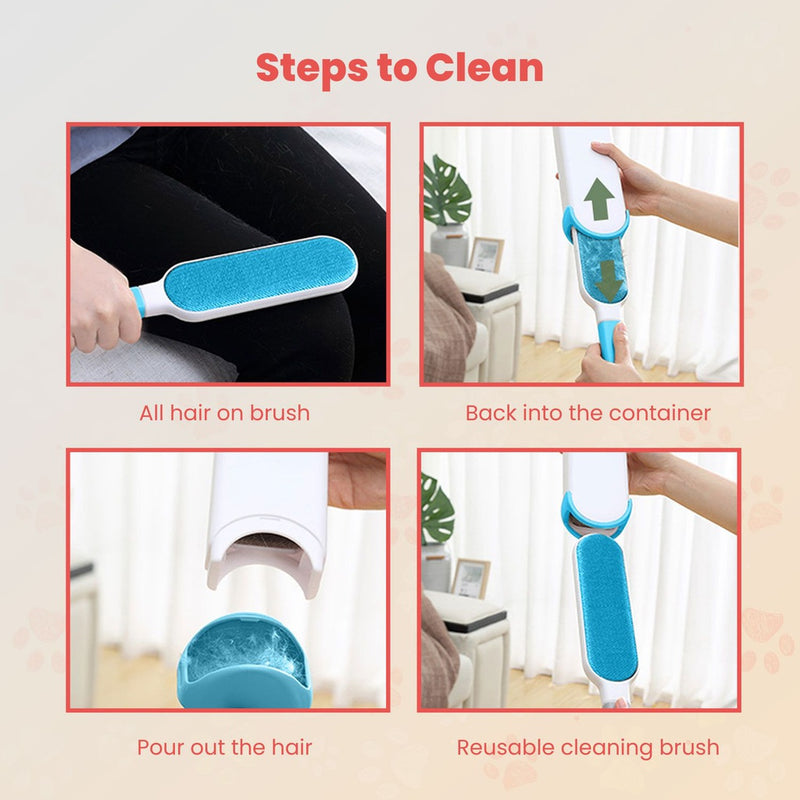 Floofi 3-in-1 Pet Remover Brush Blue FI-LB-101-QQQ