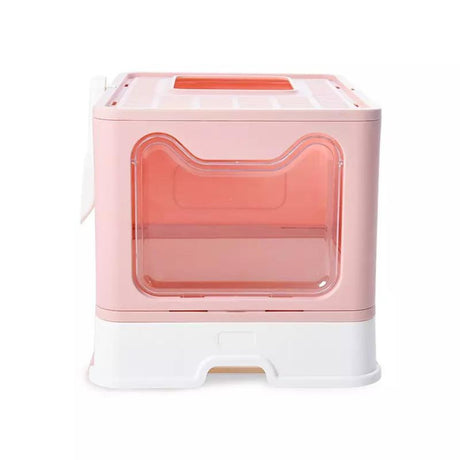 Floofi Foldable Litter Box Pink FI-LB-106-YK