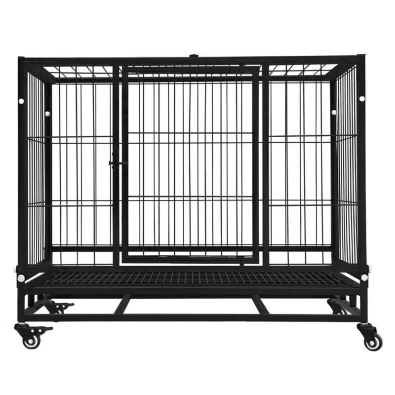 Floofi Dog Cage 38" (with wheels) FI-PC-131-XD