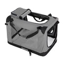 FLOOFI Portable Pet Carrier-Model 1-M Size (Grey) FI-PC-143-KPT