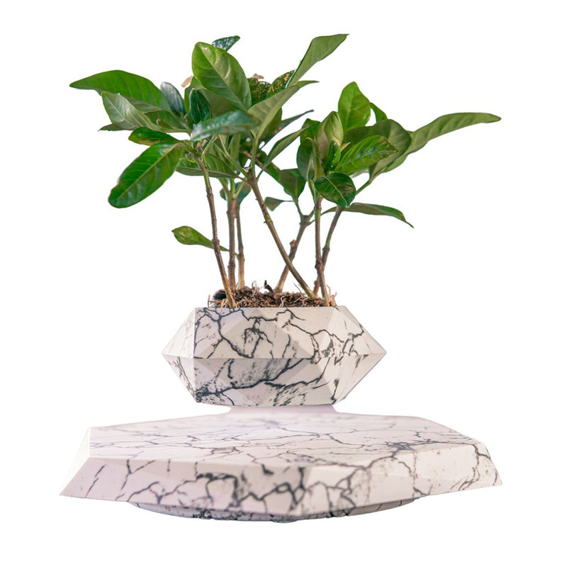 Magnetic Levitating Plant Pot Marble GO-MLP-106-HCNT