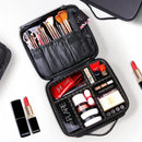 GOMINIMO Travel Makeup Bag with Adjustable Dividers (Black) GO-TMB-100-KB