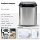 Miraklass Ice Maker Machine Stainless Steel 2.2L