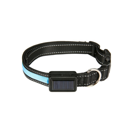 Floofi Solar USB Rechargable LED Dog Collar (M Blue) - PT-DC-136-QQQ