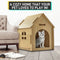 Floofi Wooden Pet House No Door (L Yellow) - PT-PH-182-GF