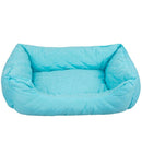 Floofi Rectangular Pet Bed Polyester (Blue) - PT-PB-238-RN