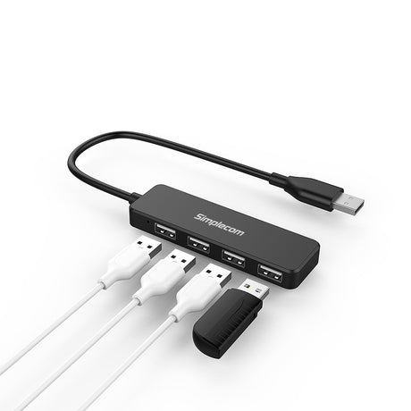 Simplecom CH241 Hi-Speed 4 Port Ultra Compact USB 2.0 Hub