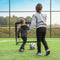 SONGMICS Set of 2 Portable Soccer Net 120cm Black