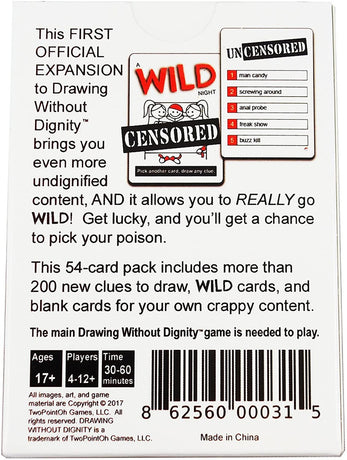 TwoPointOh Games Drawing Without Dignity Expansion Pack 1 50842