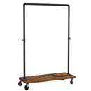 VASAGLE Clothes Rack Rustic Brown and Black HSR65BX