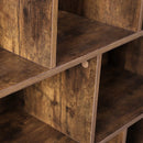 VASAGLE Bookcase with Open Shelves Rustic Brown LBC55BX