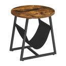 VASAGLE Side Table Rustic Brown and Black LET281B01