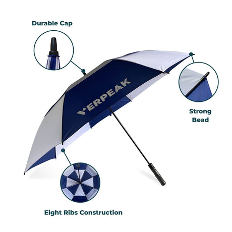 Verpeak Golf Umbrella Blue & White 62