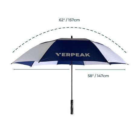 Verpeak Golf Umbrella Blue & White 62