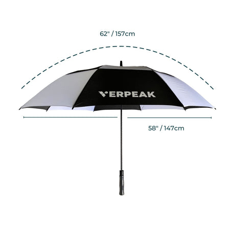 Verpeak Golf Umbrella Black & White 62