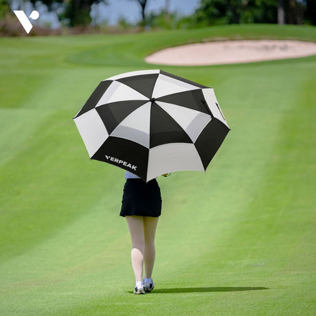 Verpeak Golf Umbrella Black & White 62