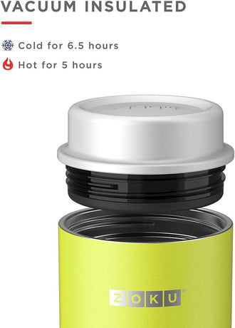 Zoku Neat Stack Food Jar Lime Green 295ml ZK305 LG