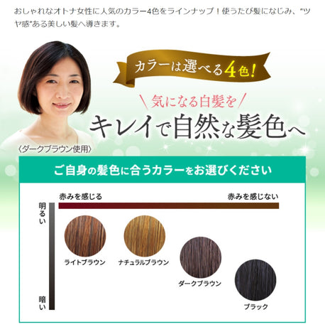 [6-PACK] Rishiri Kelp Colour Treatment Hair Dye, Dark Brown 200g