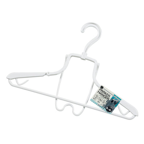 [10-PACK] KOKUBO Japan Hooded Clothes Special Hanger Three-dimensional Speed Dry