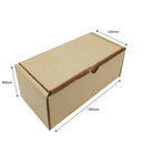 50x Mailing Box 190x100x80 Postal Brown Cardboard Small Diecut Shipping Carton