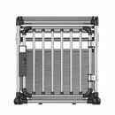 Aluminium Dog Travel Crate 63x68x88cm - Large Pet Car Transport Cage  Kennel Box