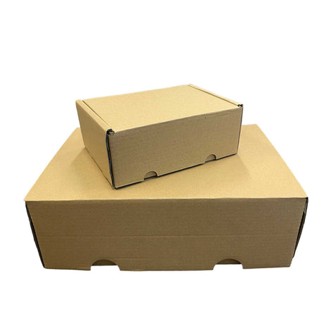 25x Die Cut Cardboard Boxes - 306x236x140mm Packaging Shipping Carton