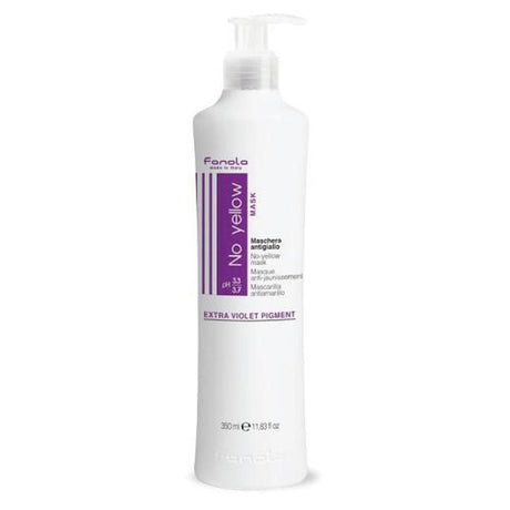 350ml Fanola Mask No Yellow - Extra Violet Purple Conditioner Toner Blonde Hair