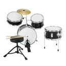 Karrera Children's 4pc Drum Kit - Black