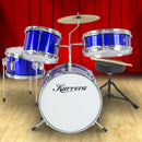 Karrera Children's 4pc Drum Kit - Blue