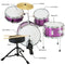 Karrera Childrens 4pc Drum Kit - Purple