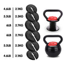 Powertrain 2x Adjustable Kettlebells Weights Dumbbell 18kg