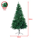 Christabelle Green Christmas Tree 1.8m Xmas Decor Decorations - 850 Tips