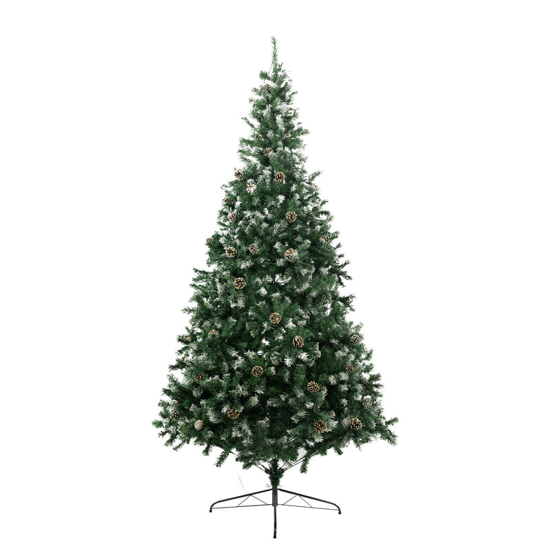 Christabelle 1.8m Pre Lit LED Christmas Tree Decor with Pine Cones Xmas Decorations