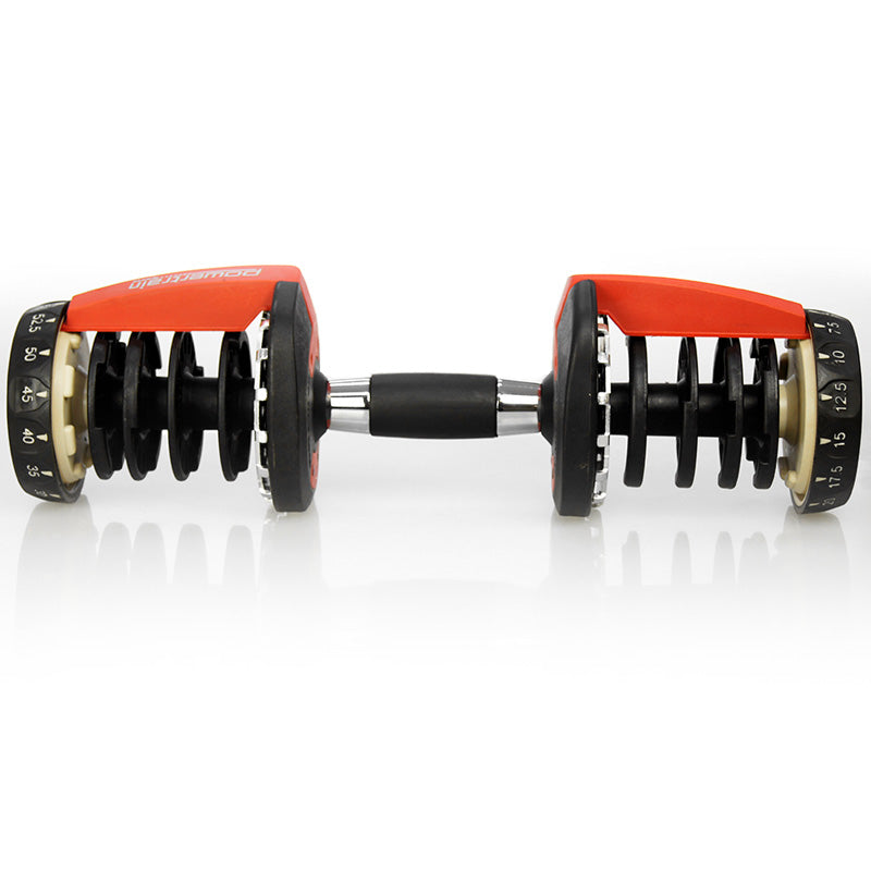 Powertrain 2x 24kg  Adjustable Dumbbells with Stand