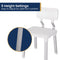 Evekare Deluxe Bathroom Chair With Back Support