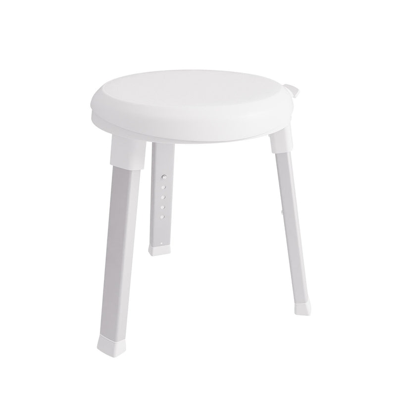 Evekare Deluxe Height-adjustable Rotating Bathroom Stool