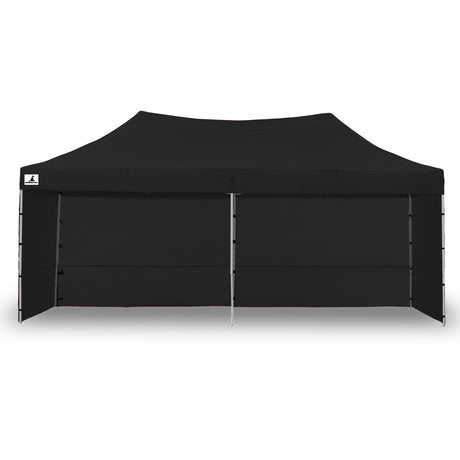 Wallaroo Gazebo Tent Marquee 3x6m PopUp Outdoor Wallaroo Black