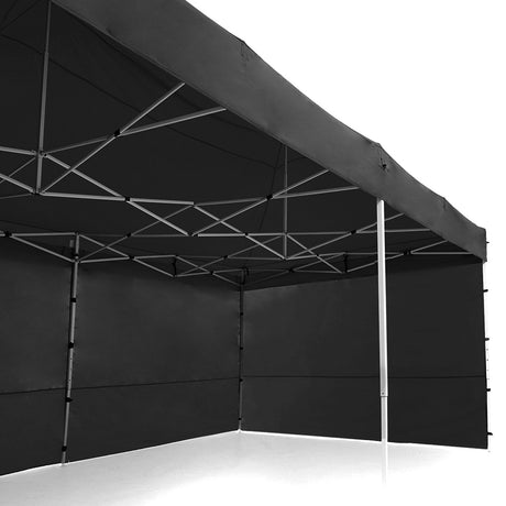 Wallaroo Gazebo Tent Marquee 3x6m PopUp Outdoor Wallaroo Black