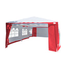 Wallaroo 4x8 Outdoor Event Wedding Marquee Tent Red